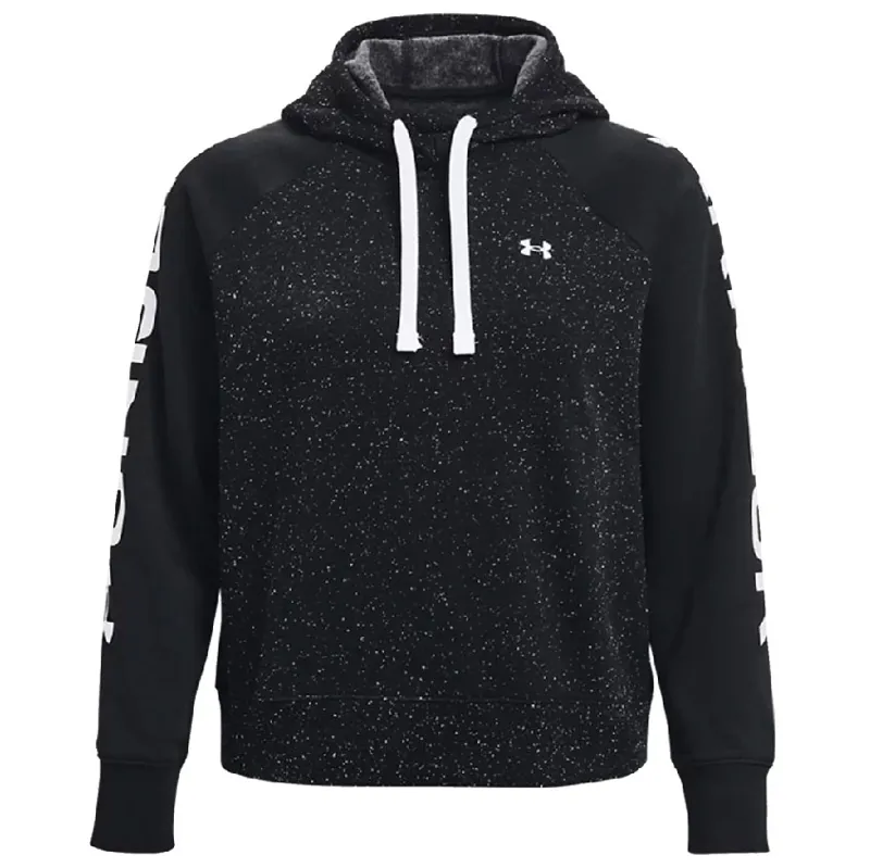 Women's ua rival fleece color online block hoodie
